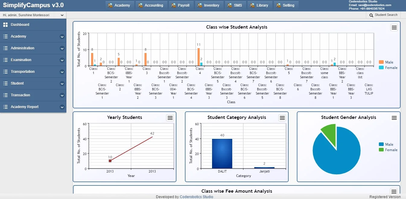 ASP.Net MVC3 Campus Management Software