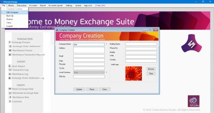 Money Exchange Software source code