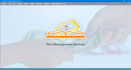 Desktop based Student Fee Management Software Source Code